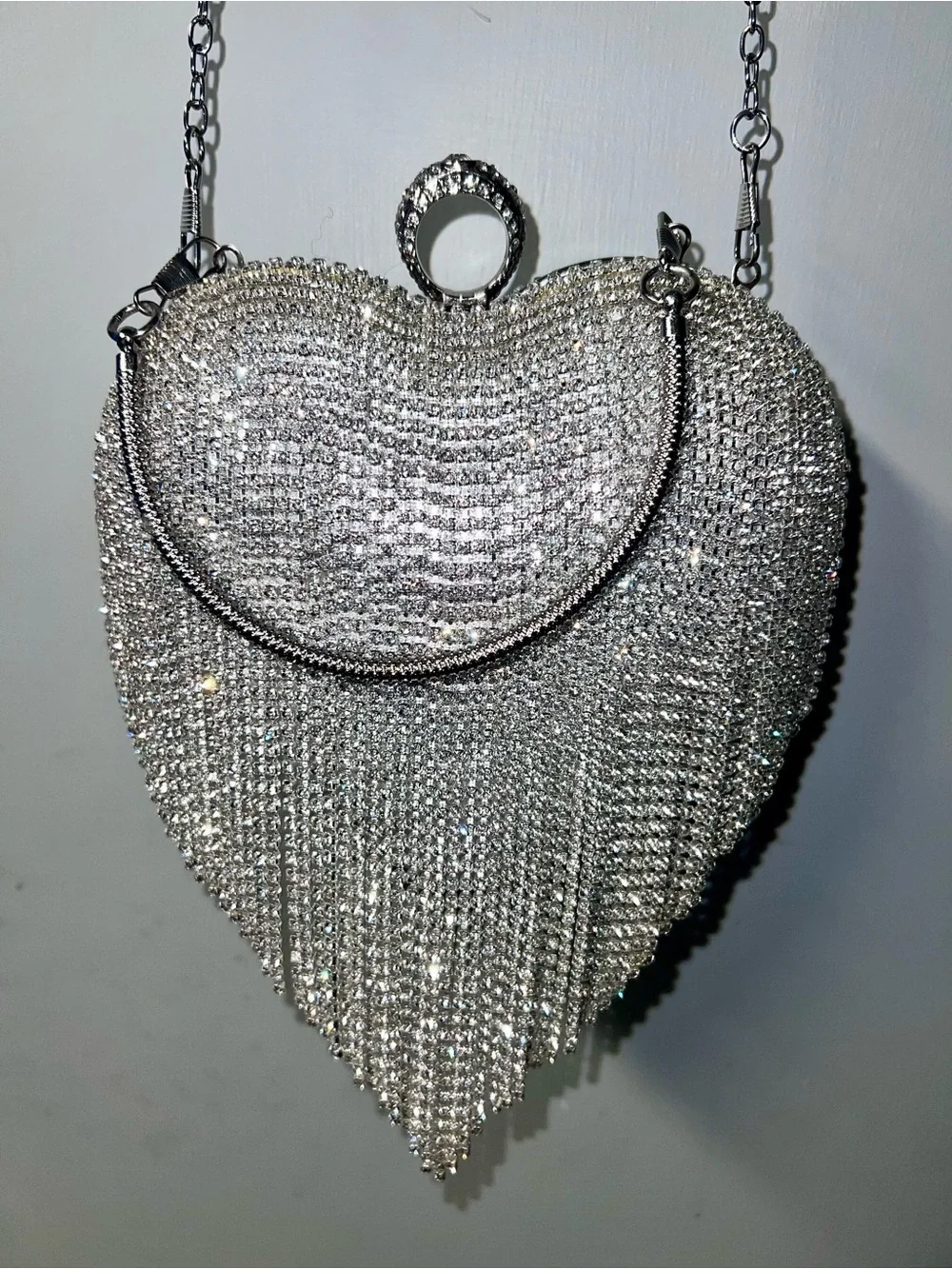 Bling Fringe Clutch